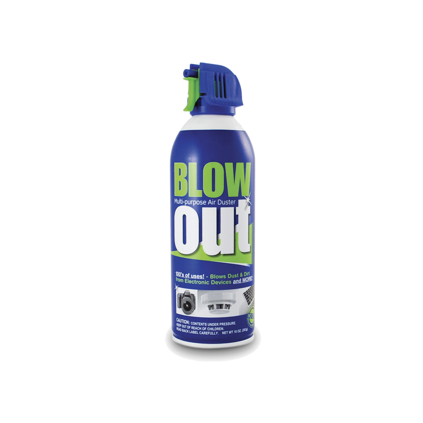 Quitapolvo multipropósito en aerosol, ideal para mantenimiento a detectores de humo y calor u otro dispositivo electrónico