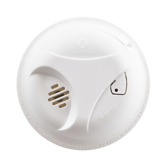 Detector de humo, autónomo, ionización, con botón para silenciar