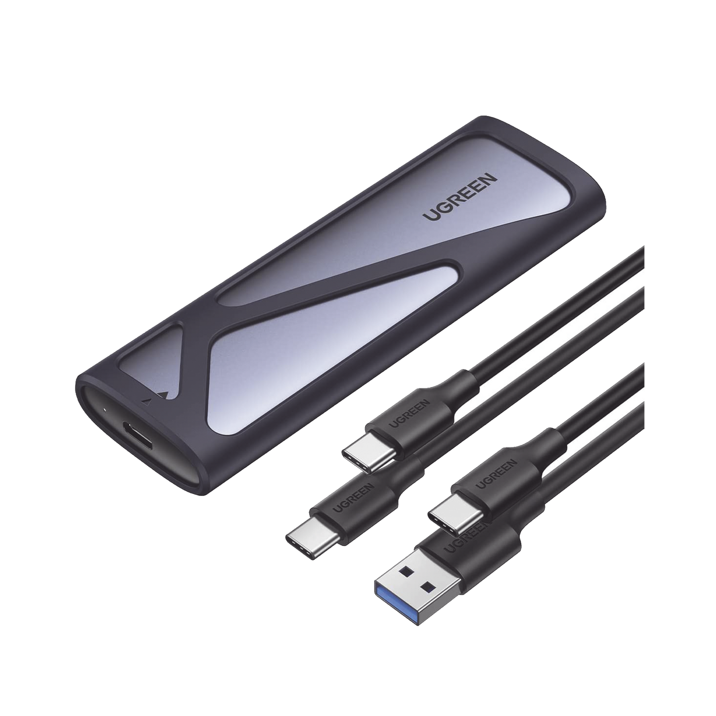 Carcasa Disco Duro NVME M.2 (Enclosure) / Hasta 2TB / USB3.1 a 10 Gbps / SATA SSD PCIE 3.0 / Soporta M Key y B Key / Compatible con SSD M.2 NVME 2230/2242/2260/2280 / UASP / S.M.A.R.T. / TRIM / ESD Incorporado / Caja de Aluminio