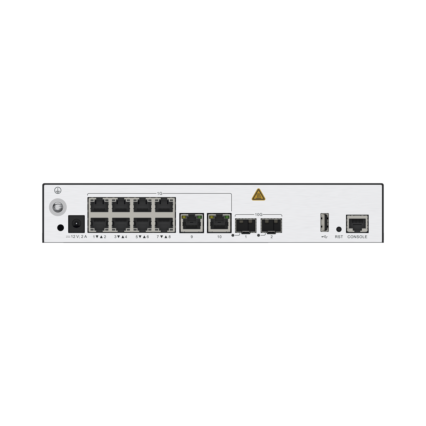 HUAWEI eKit - Controladora de Puntos de Acceso / 10 puertos 10/100/1000 Mbps / 2 puertos 10GE SFP+ / Hotspot 2.0 / Roaming Capa 2 y 3 / Rendimiento 10 Gbps / Soporta 256 APs / Hasta 2048 Clientes