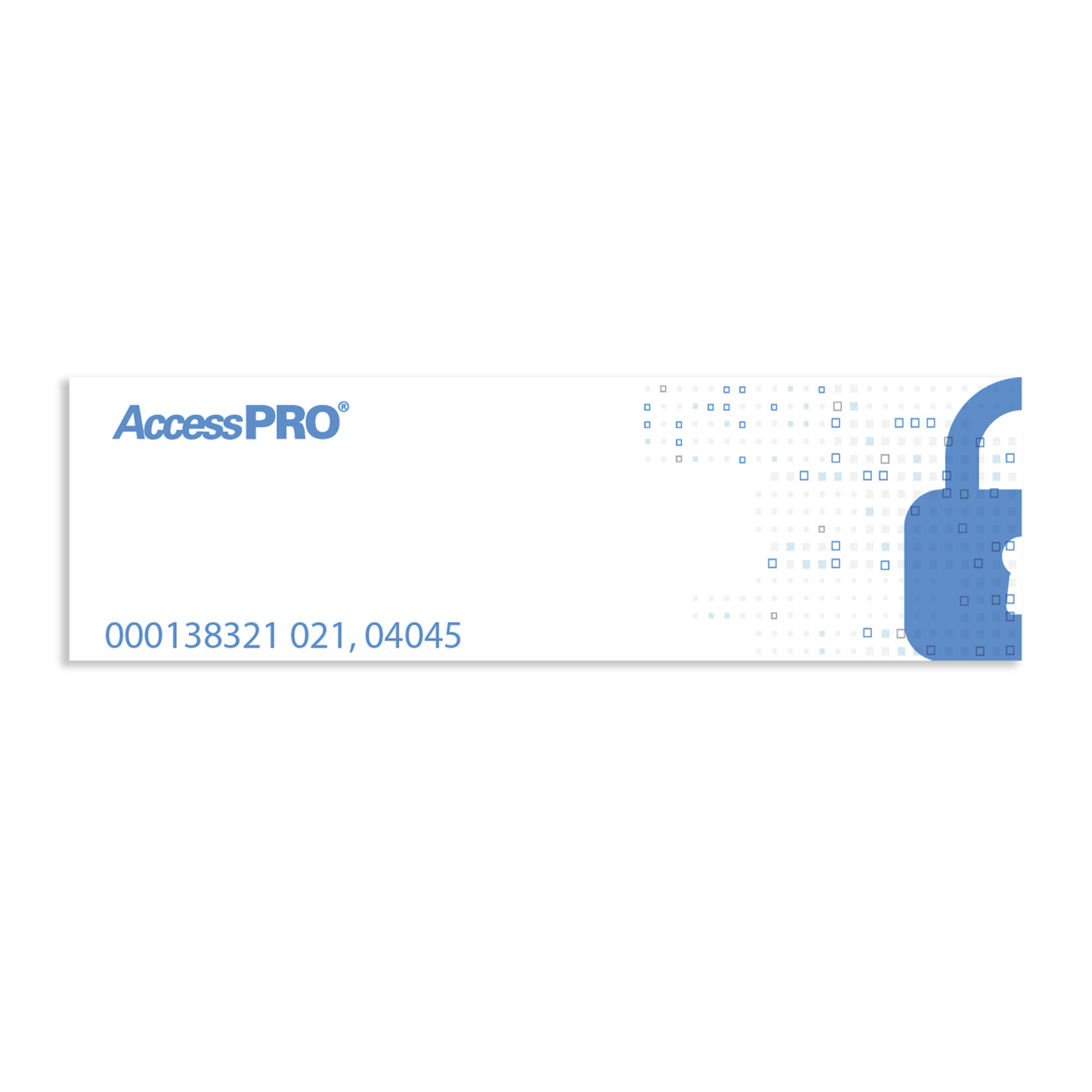 UHF TAG Adherible Tipo Etiqueta / EPC GEN 2 / Se Adhiere al Cristal del Vehículo / Compatible con Lectoras de Largo Alcance PRO12RF