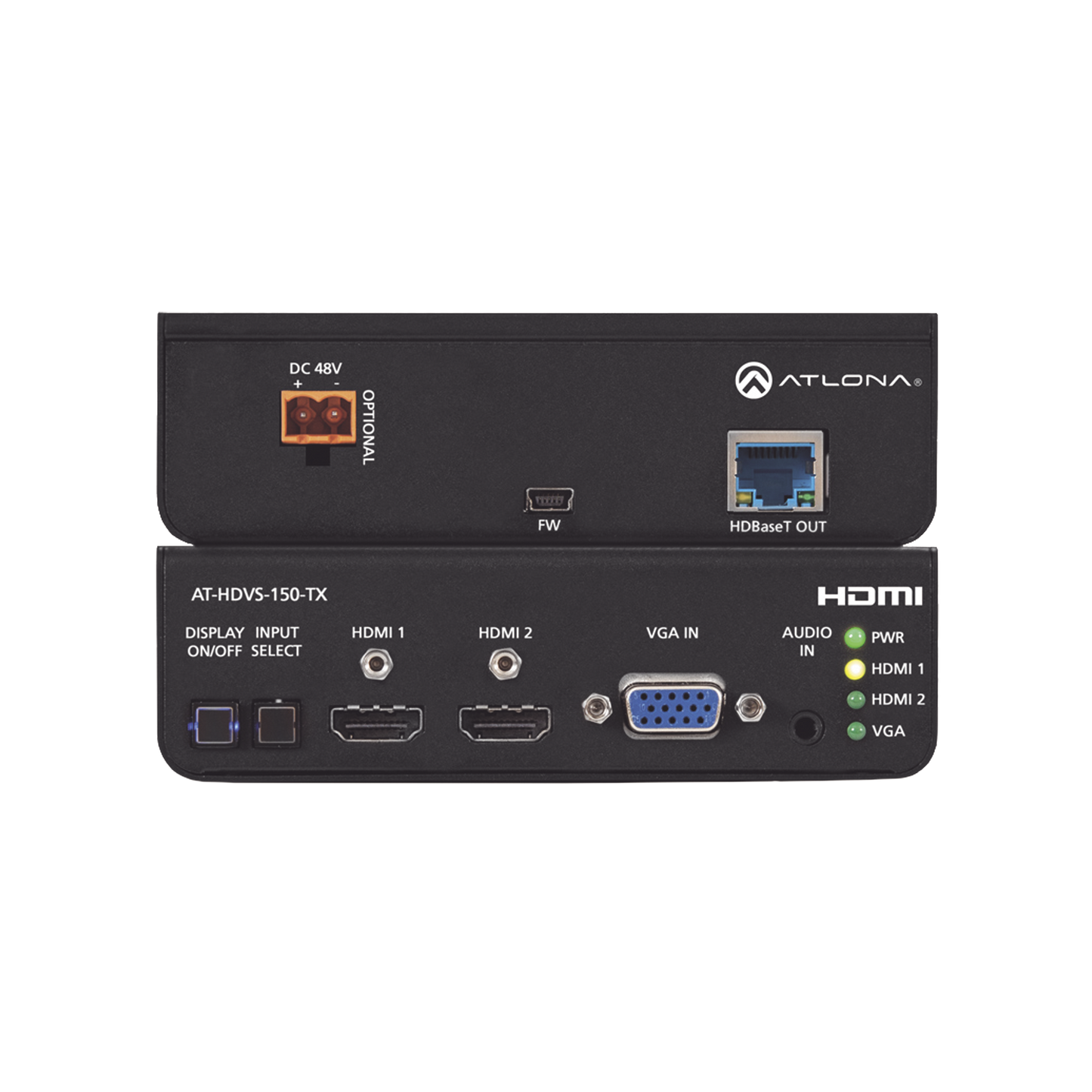 HDMI (2 INPUT) PLUS VGA SWITCHER W/ HDBASET OUTPUT ; POE