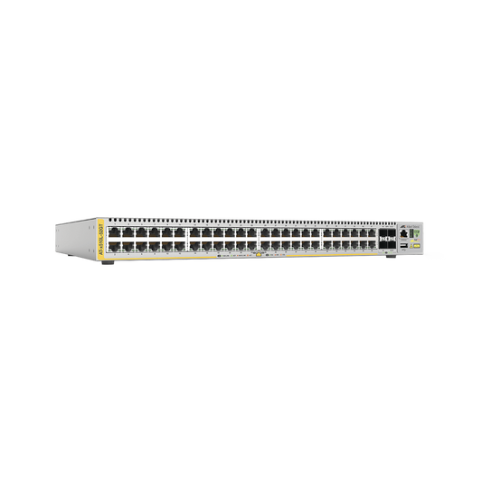 Switch Capa 3, 48 puertos 10/100/1000 Mbps + 4 puertos SFP+ 10 G, fuente de alimentación simple, Version Federal