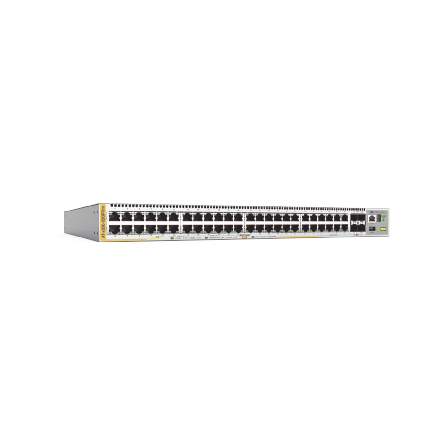 Switch L3 Stackable, 40x 10/100/1000-T PoE+ , 8x 100M/1G/2.5G/5G-T PoE+,4x SFP+, Fuente Redundante, 1 año de NCP