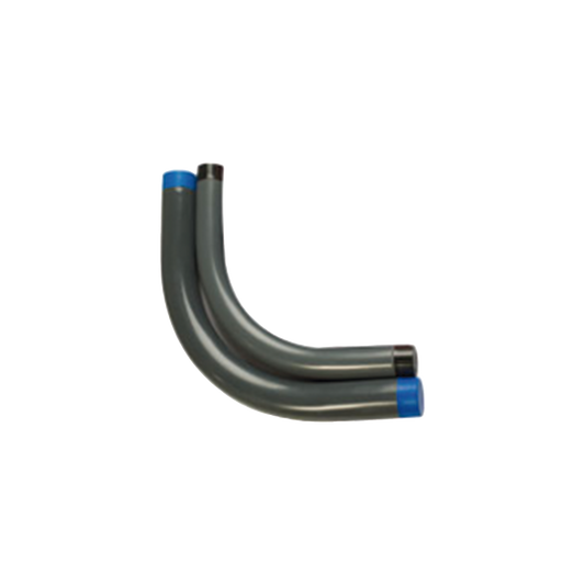 Codo Conduit de 1 1/4” (32 mm) rígido de aluminio recubierto de PVC e interior de uretano.
