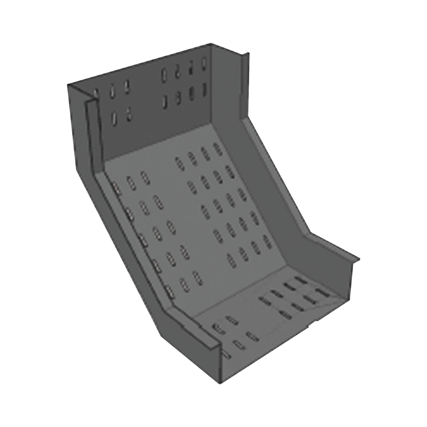 Curva vertical interior para fondo perforado de 4 x 4" Perfil Z