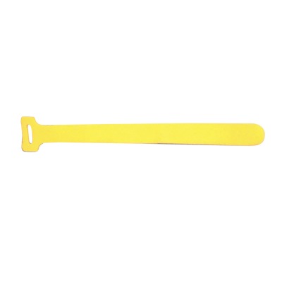 Cincho de contacto, color amarillo, 150 x 12mm (5pzs) (4300-02022)