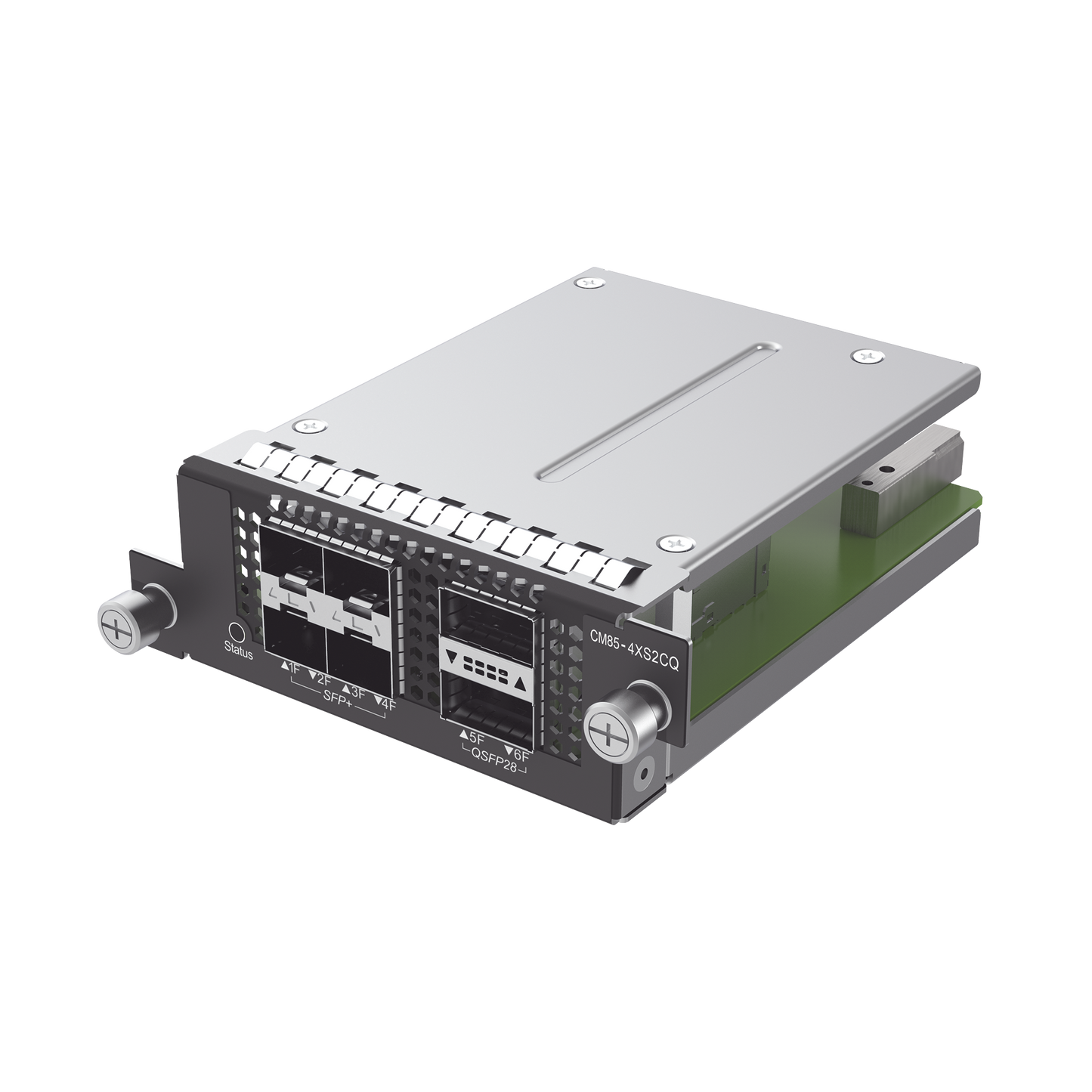 RG-CS85 series switch expansion cards?4 x 10G BASE-X SFP+Ports, 2 x 100G BASE-X QSFP28 ports