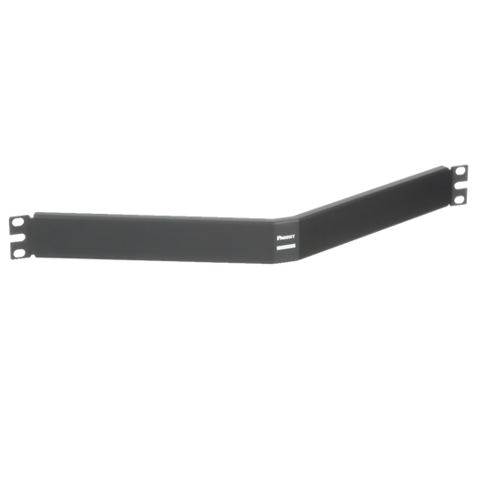 Tapa Ciega Para Rack Estándar de 19in, Angulado, de Acero, 1UR, Color Negro