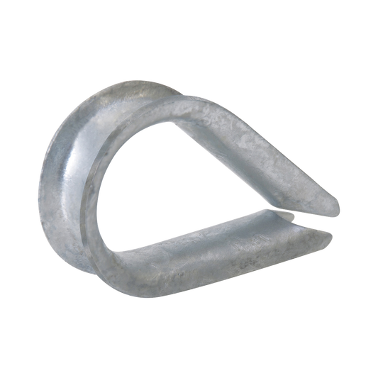 Guardacabos/cuello 1/2" acero electro galvanizado