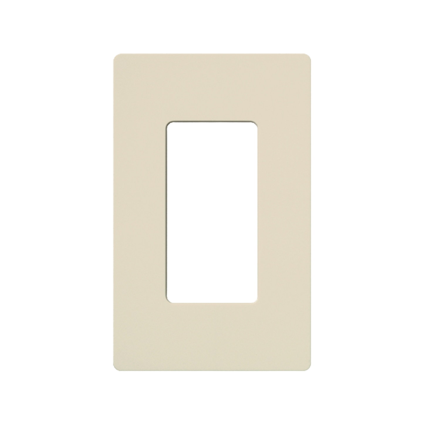 Placa de pared 1 espacio, para atenuador (dimmer), switch ó control remoto PICO inalámbrico.