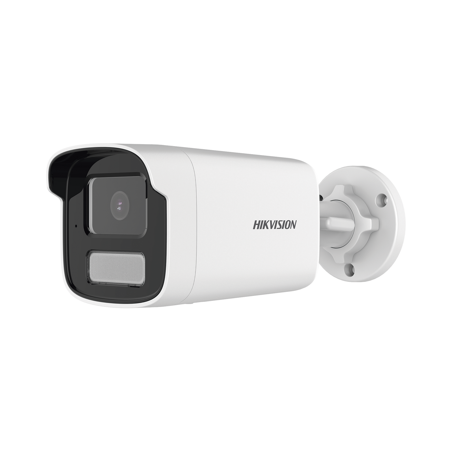 Bala IP 8 Megapixel (4K) / Lente 4 mm / Dual Light (50 mts IR + 50 mts Luz Blanca) / Micrófono Integrado / ACUSENSE Lite / Exterior IP67 / H.265 / PoE / ONVIF / Micro SD