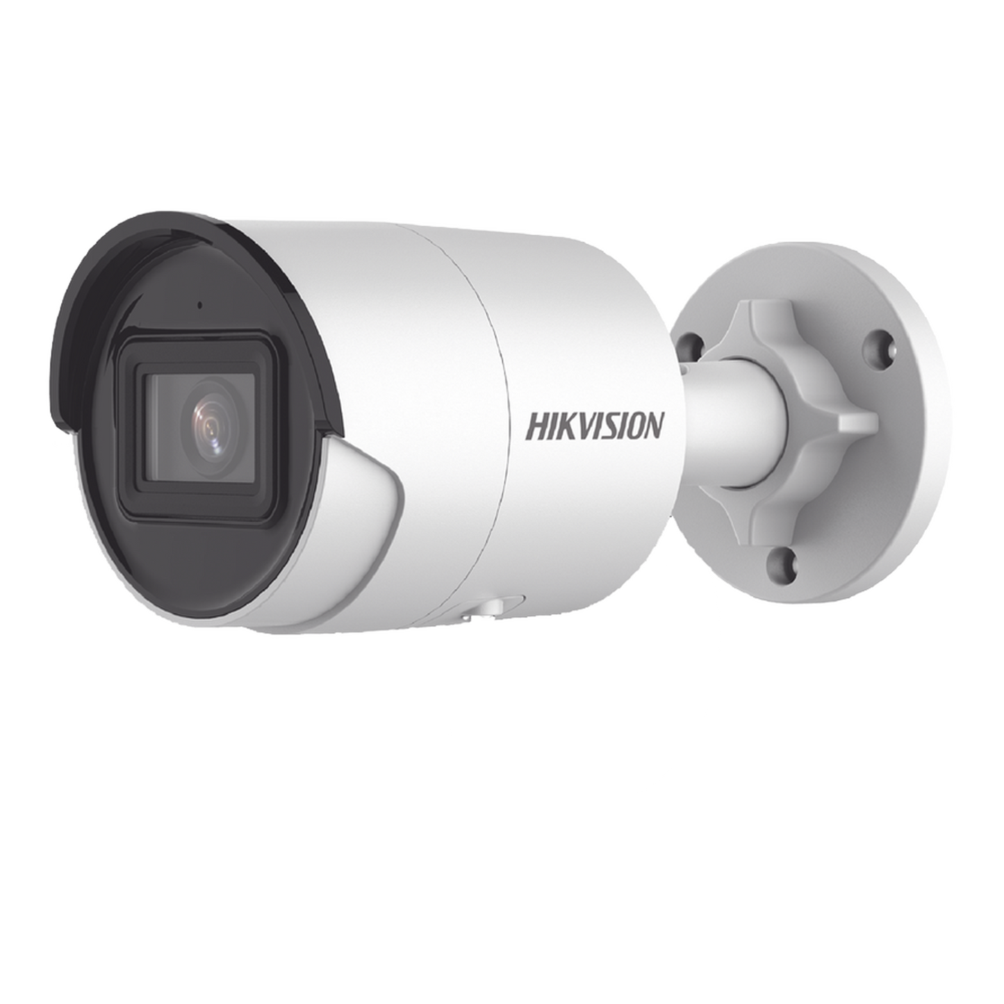 Bala IP 4 Megapixel / Lente 2.8 mm / 40 mts IR EXIR / Exterior IP67 / WDR 120 dB / PoE / Micrófono Integrado / ACUSENSE (Evita Falsas Alarmas) / Metal / MicroSD / ONVIF