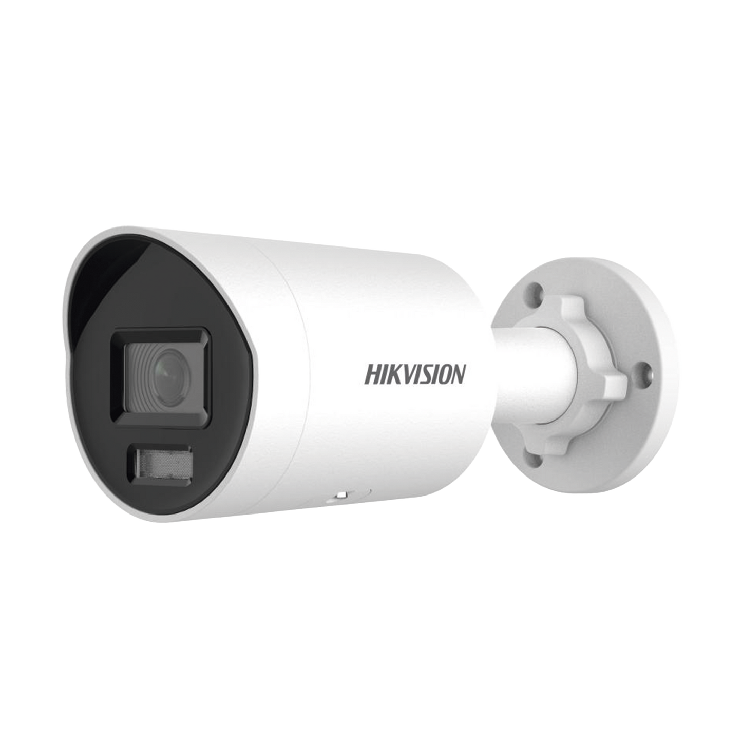 Bala IP 4 Megapixel / Lente 2.8 mm / Dual Light (40 mts IR + 40 mts Luz Blanca) / Microfono Integrado / Exterior IP67 / WDR 130 dB / Videoanaliticos (Filtro de Falsas Alarmas) / Captura Facial / PoE
