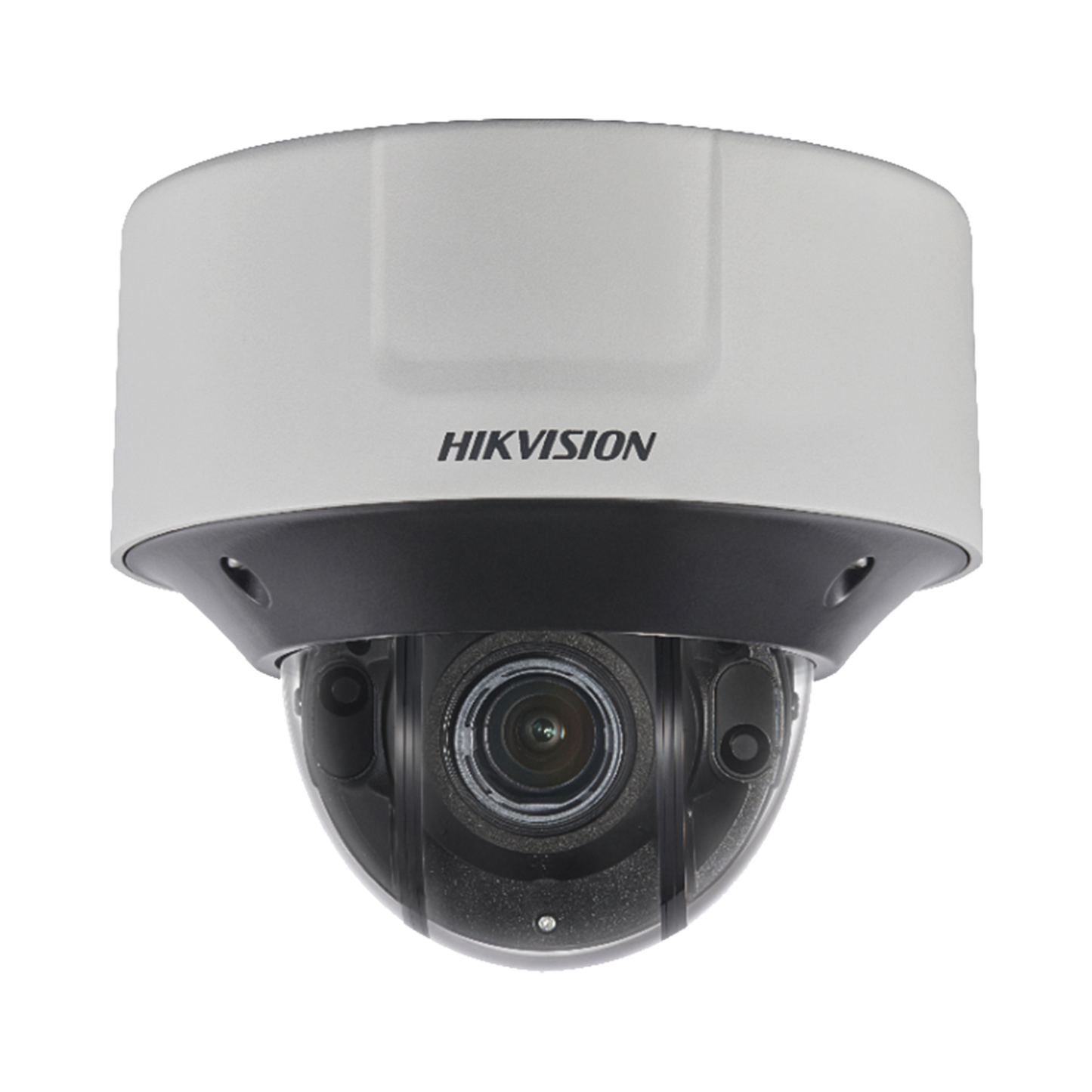Domo IP 12 Megapixel / Lente Mot. 2.8 a 12 mm / 30 mts IR EXIR / DARKFIGHTER / WDR 140dB / IP67 / IK10 / Entrada y Salida de Audio y Alarmas