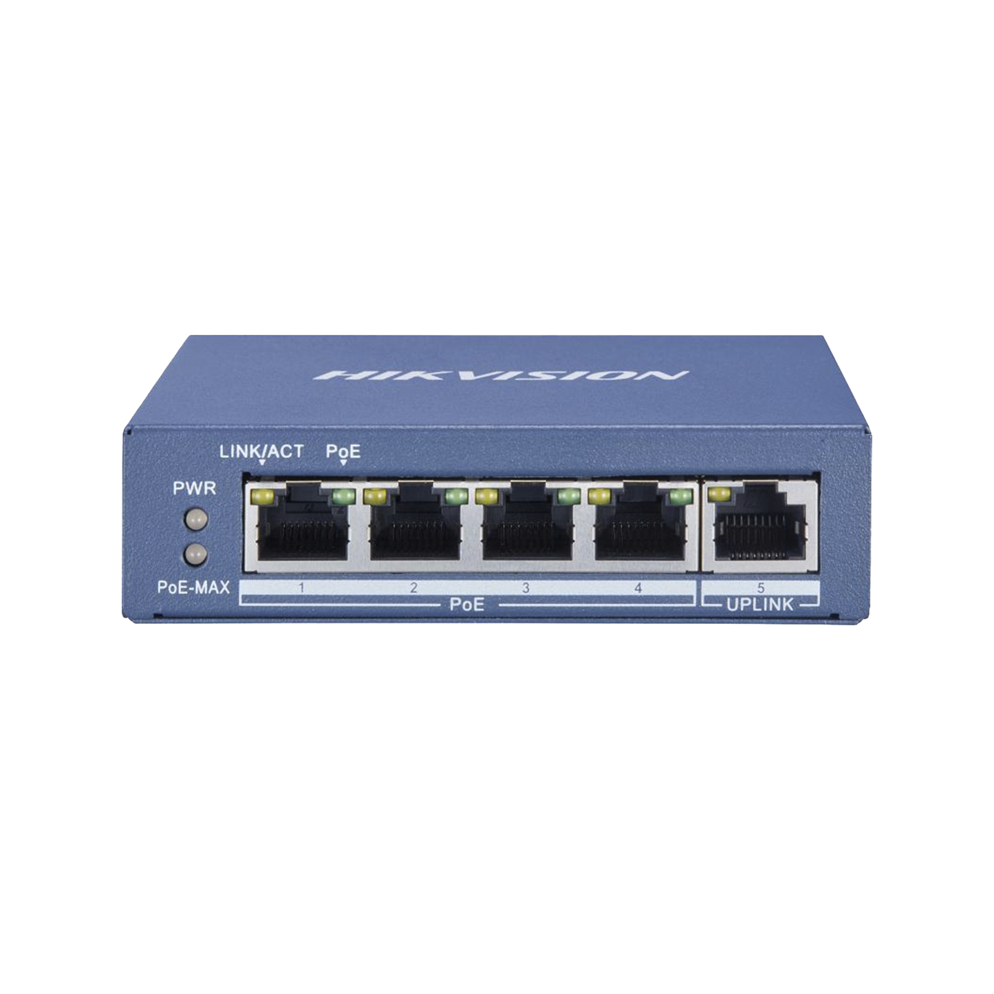 Switch Gigabit PoE+ / No Administrable / 4 Puertos 10/100/1000 Mbps PoE+ / 1 Puerto 10/100/1000 Mbps Uplink / 35 W