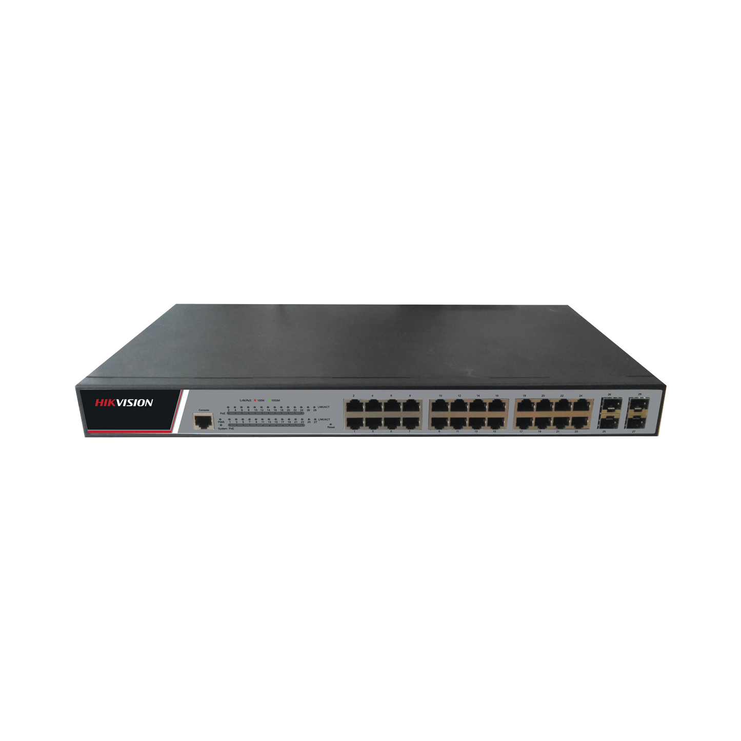 Switch Gigabit PoE+ / Administrable / 24 Puertos 10/100/1000 Mbps PoE+ / 4 Puertos SFP / 380 Watts Total