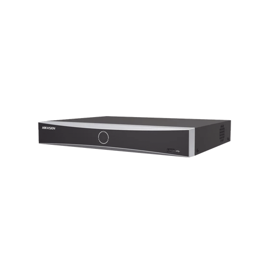 NVR 12 Megapíxel (4K) / 8 canales IP / 8 Puertos PoE+ / Reconocimiento Facial / AcuSense (Evita Falsas Alarmas) / 1 Bahías de Disco Duro / HDMI en 4K