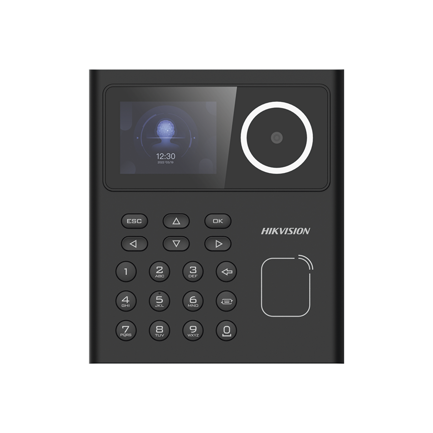 Terminal Facial Min Moe con lector de Tarjetas PROX EM para Control de Acceso o Asistencia / 500 rostros / Detección de Cubrebocas / HikConnect / Reconocimiento a 1.5 mts de distancia