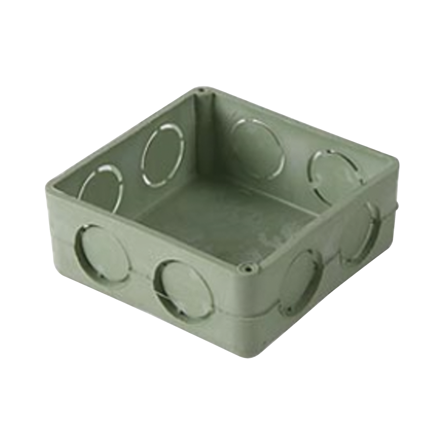 Caja cuadrada de 1/2 para instalaciones con tuberia PVC Conduit pesado