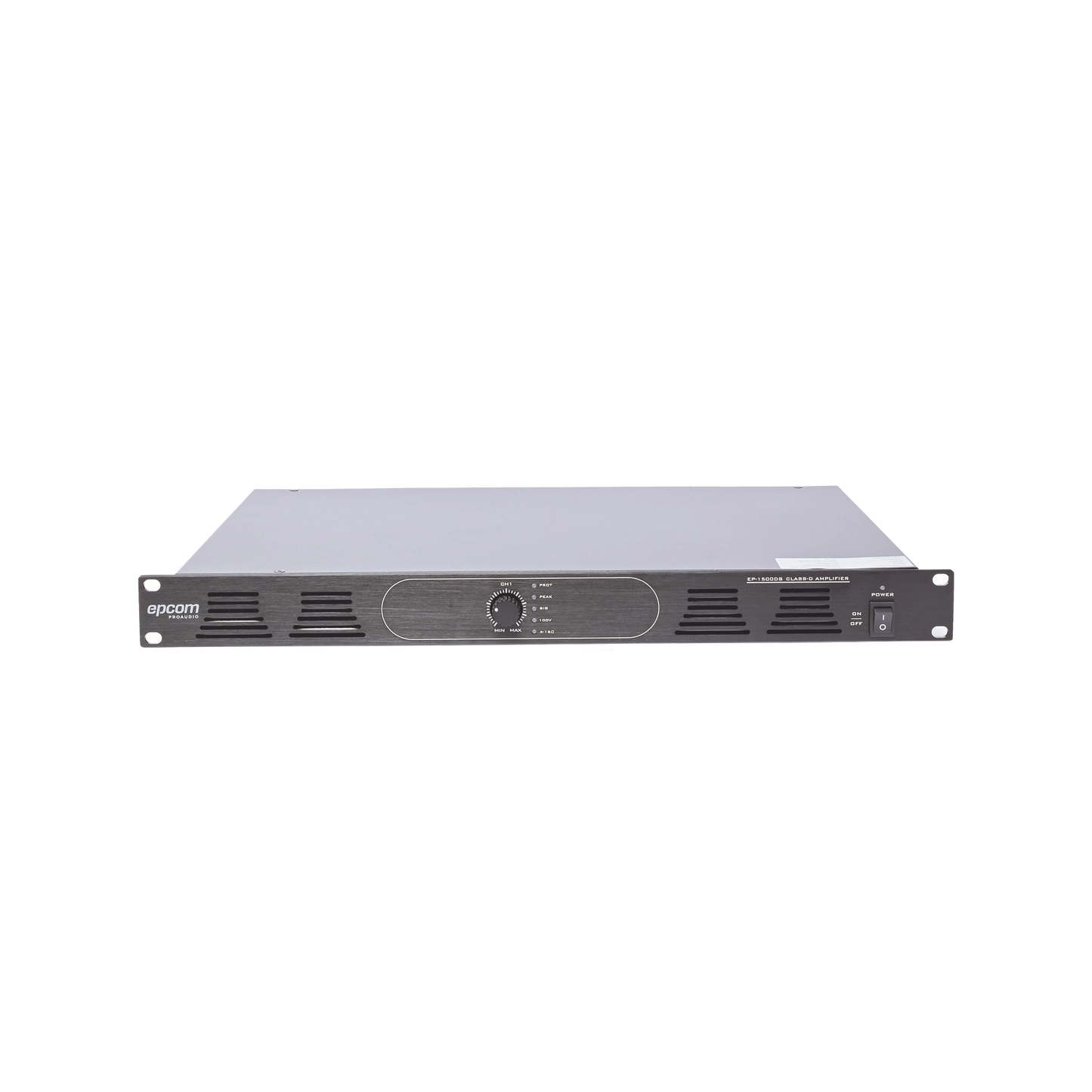 Amplificador de Audio Reforzador | 1 canal | 500w | Clase D | Salida 100V / 4-16Ω | Montaje en rack