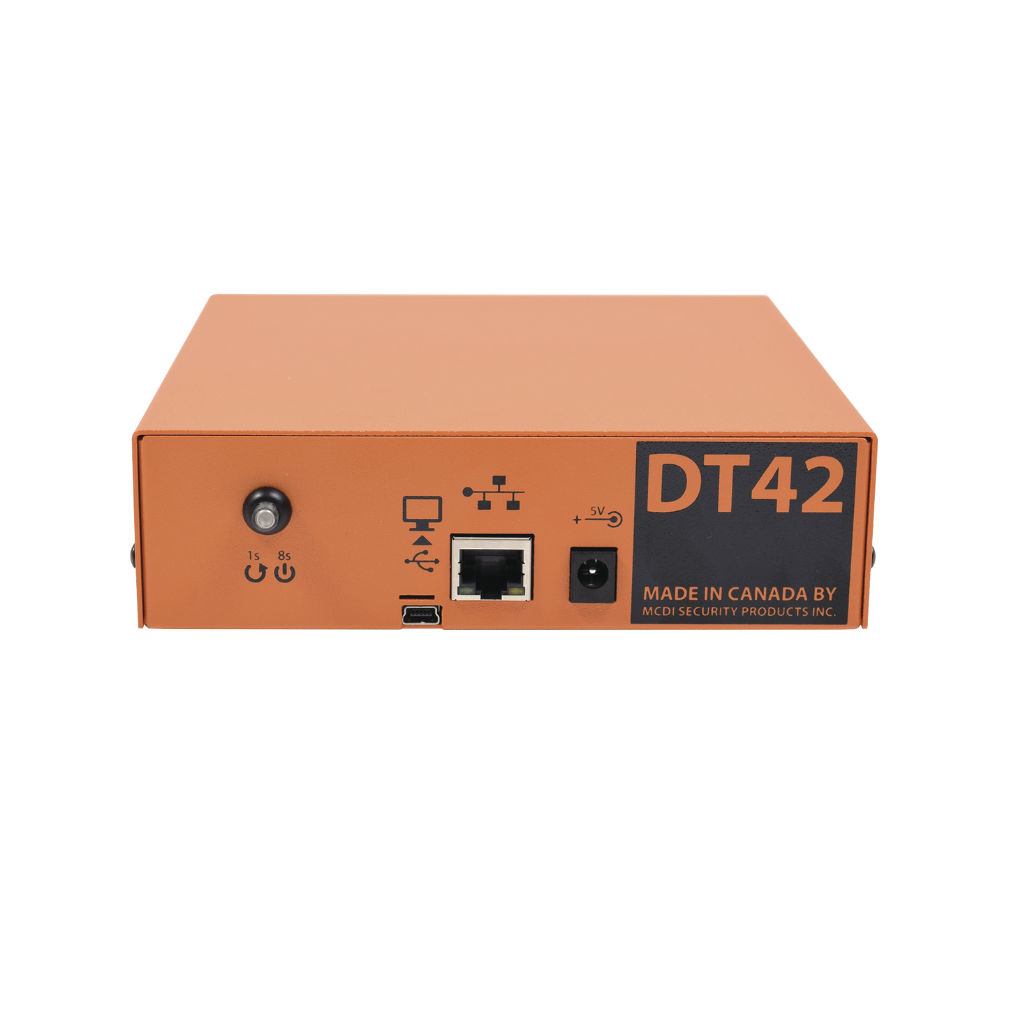 Receptora de alarmas IP Universal con 1 entrada de linea telefónica, para su central de monitoreo, recepción TCP/IP o GPRS, serie M2M, paneles de alarma Hikvision, entre otros.