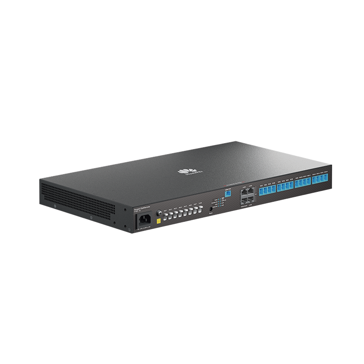 HUAWEI MiniFTTO - Gateway Óptico / 4 puertos GE (WAN/LAN) + 1 puerto XGPON (SC/UPC) + 8 puertos PoF (XC/UPC) + 16 puertos GPON(SC/UPC) / VPN / VLANs / Wi-Fi Roaming / Firewall / Administración Nube