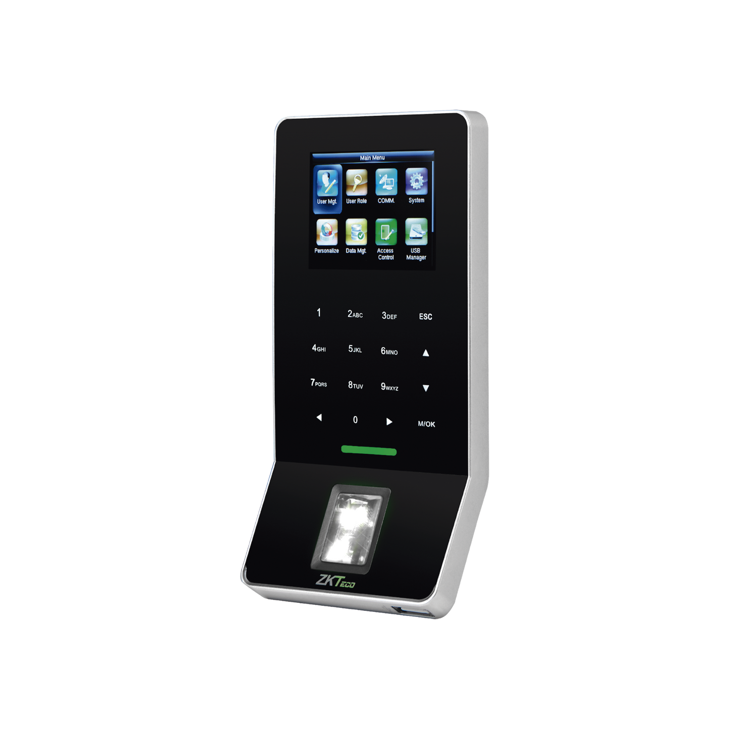 Lector Biométrico de Huella / MIFARE® / 3000 Usuarios / ADMS Gratis / WiFi / Teclado táctil / Estético / Soporta DDNS con BIOTIME 7