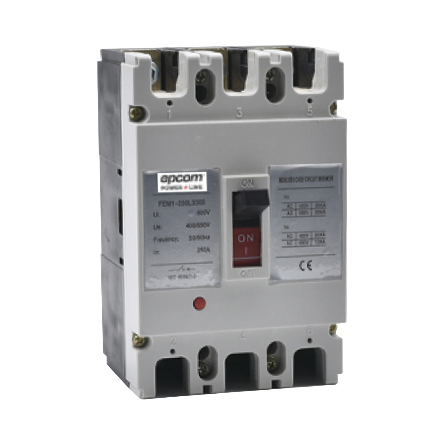 Protección Térmica 3P, 50A, Corriente Alterna 690 V CA Trifásica.