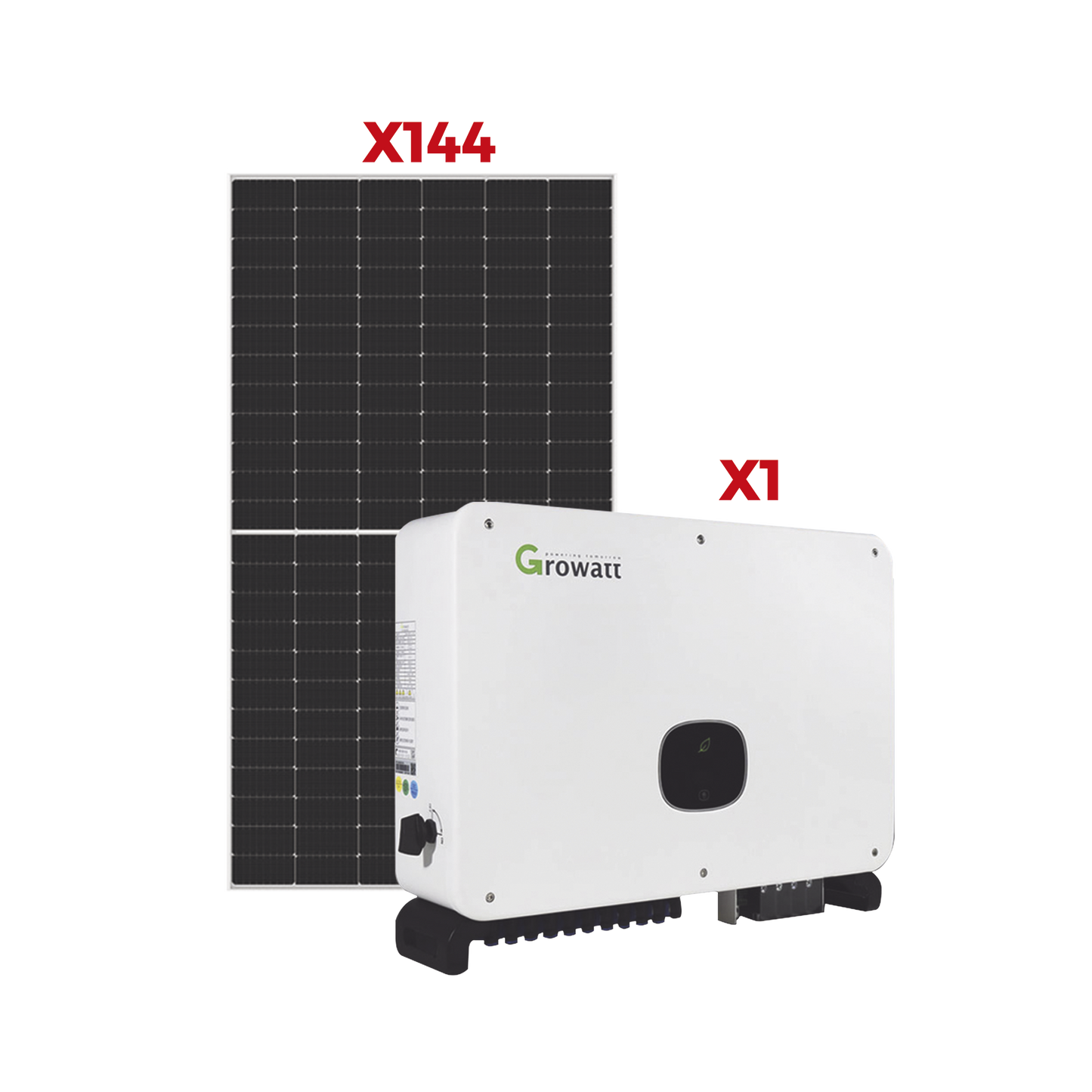 Kit de promocion 1 week 144 Modulos + Inversor 70kW