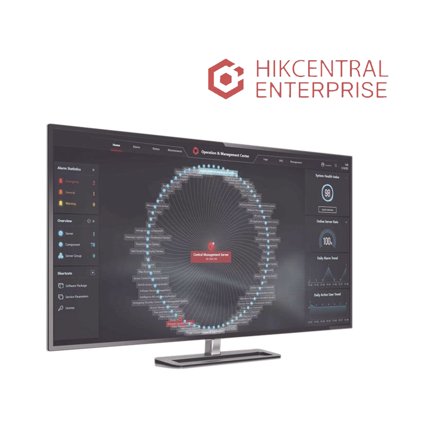 Hik-Central Enterprise Industrial / Licencia Base de Control de Acceso / Incluye 2 Puertas (HikCentral-E-Industrial-ACS-Base/2Door)
