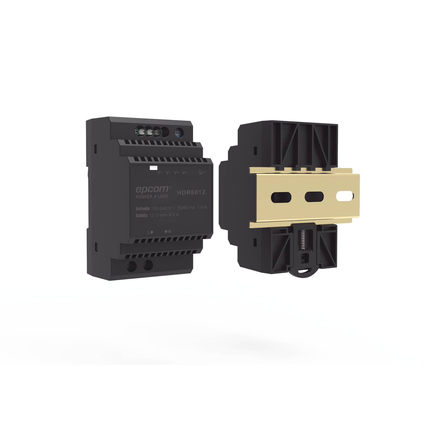 15 Vcc / 4 A / 60 W / Fuente industrial / Din riel