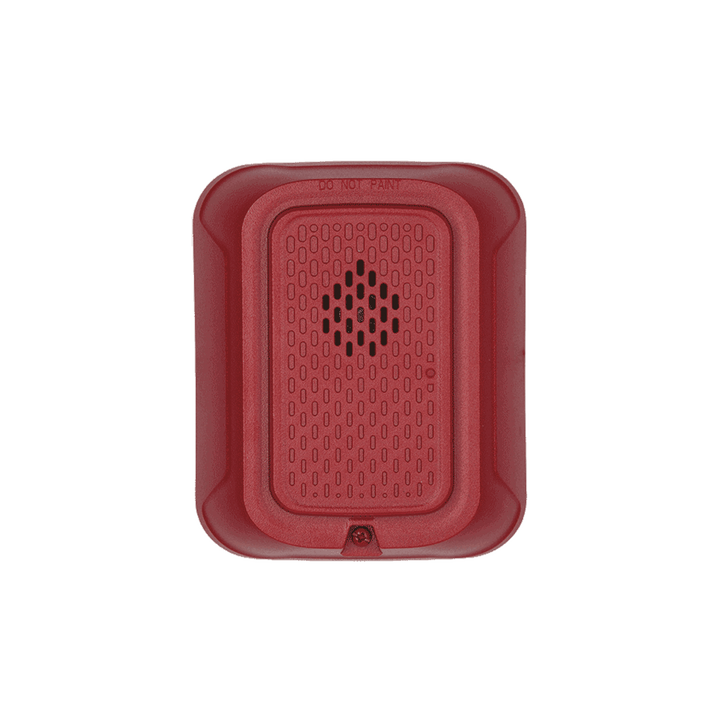 Sirena para Montaje en Pared, 12 a 24 Vcc, Color Rojo, Nuevo Diseño Moderno y Elegante y Menor Consumo de Corriente