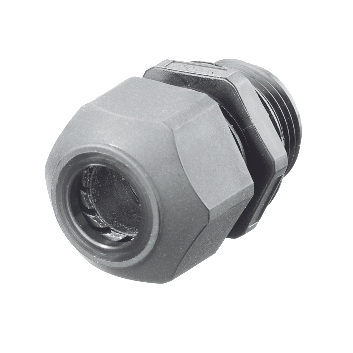 Conector de Cable, Estilo Europeo, para Conductores de 0.17" a 0.45", para Conduit 1/2",  Color Gris.