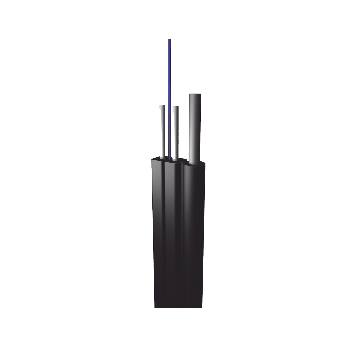 Cable de Fibra Óptica Aérea Mini Figura 8 G.657A2 tipo Drop, Monomodo de 1 Hilo (unifibra), Color Negro, Precio por metro