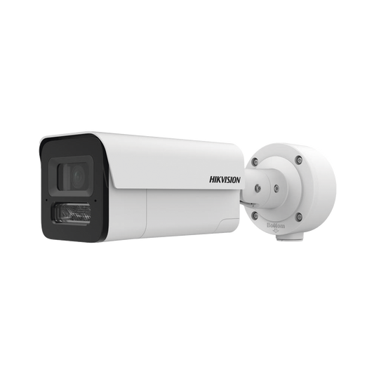 Bala IP 4 Megapixel / Lente Mot. 4 mm / Luz Dual (IR y Luz Blanca) / Reconocimiento Facial / Heat Map / Metadata / IK10 / IP67 / WDR 140 dB / DeepinView