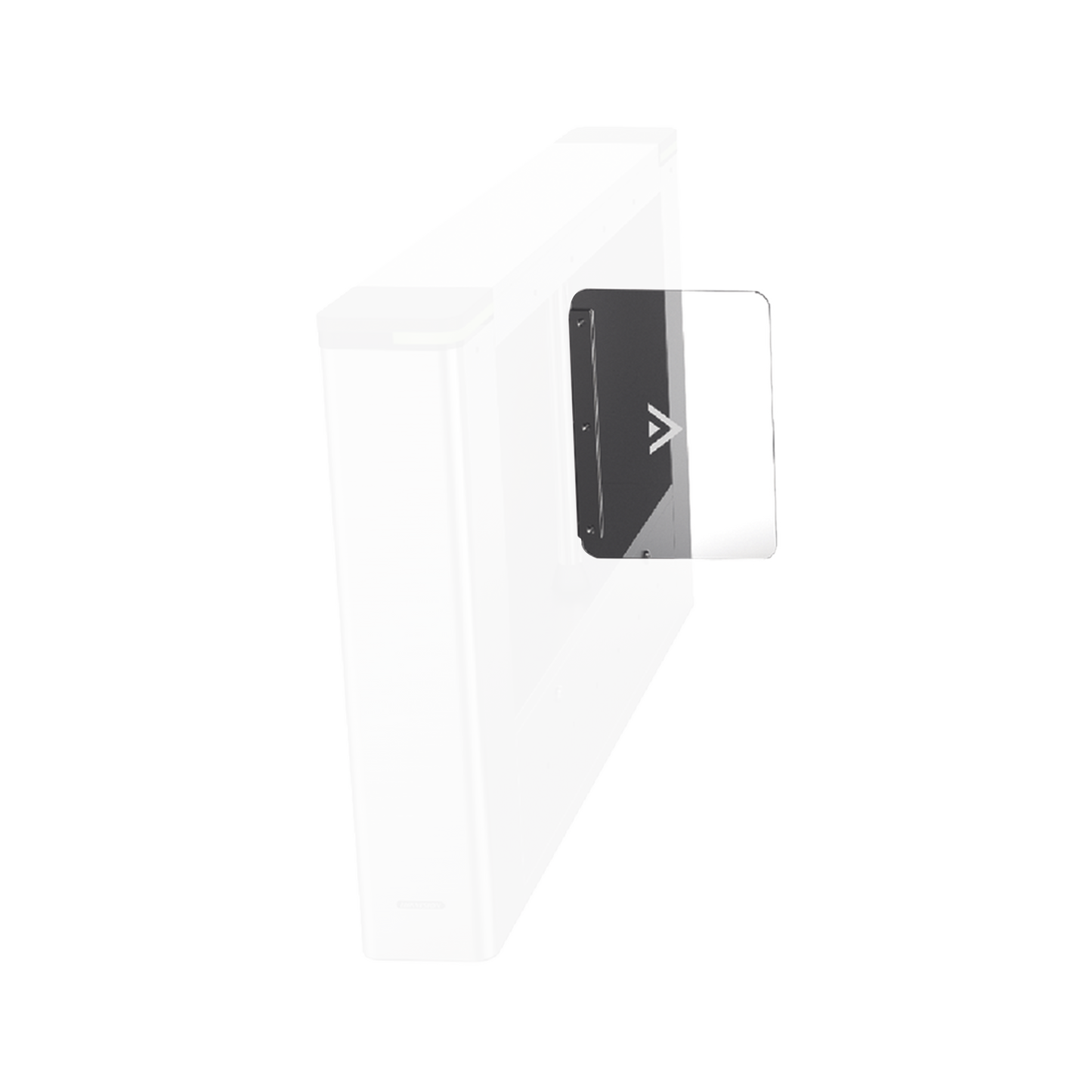 Aleta de Acrílico para formar carriles de 55 cms en torniquetes Hikvision Series DS-K3B501 y DS-K3B601