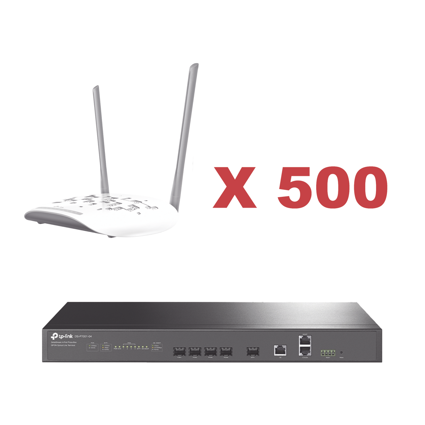 Kit para ISP`s / Paquete de 500 ONU´s Modelo XN020G3V y una OLT DS-P7001-04 de regalo