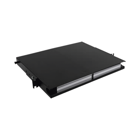 Panel de Conexión de Fibra de Alta Densidad LigthVerse *Plus* Para Rack de 19in, Acepta 3 Placas Plug and Play, Hasta 72 Fibras, 1 UR