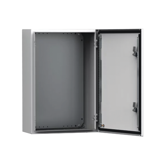 Gabinete de Uso Exterior NEMA 4/12; IP66; IK10, 500 x 400 x 260 mm, De Acero, Color Gris Claro