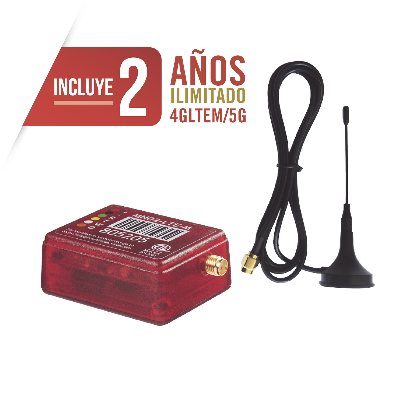 Comunicador LTE 5G Dual SIM / INCLUYE 2 AÑOS 4G/5G sin Limites / ÚNICO Programación Remota DSC/HONEYWELL / Cero Configuración / Compatible Honeywell/DSC/CROW/PIMA
