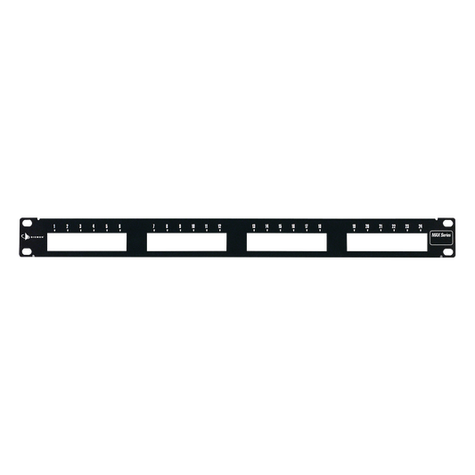Patch Panel MAX Modular, de 24 Puertos, Plano, 1UR