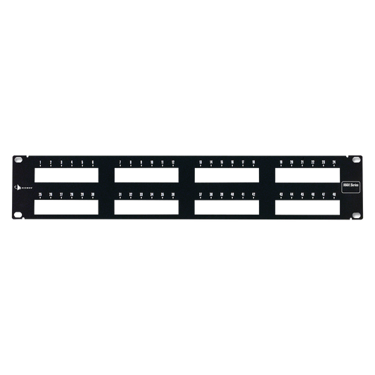Patch Panel MAX Modular, de 48 Puertos, Plano, 2UR