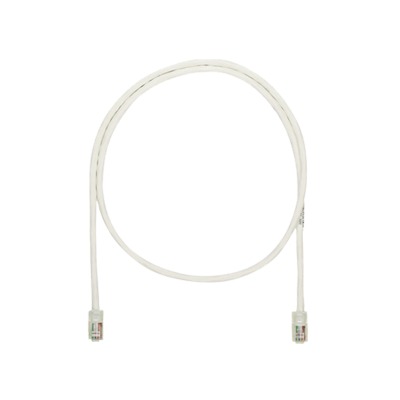 Cable de parcheo UTP Categoría 5e, con plug modular en cada extremo - 2 m. - Blanco mate