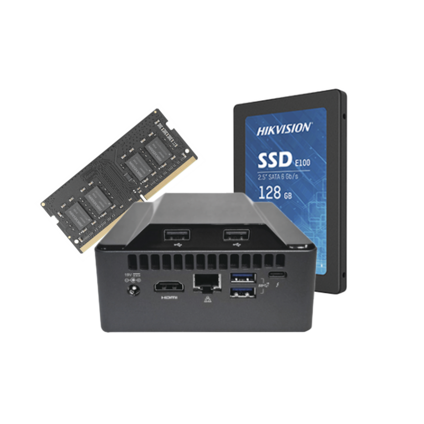 Intel Nuc Kit / Estación de Trabajo Básica / Core i7 / 10 Generación / RAM 4GB / SSD 128GB