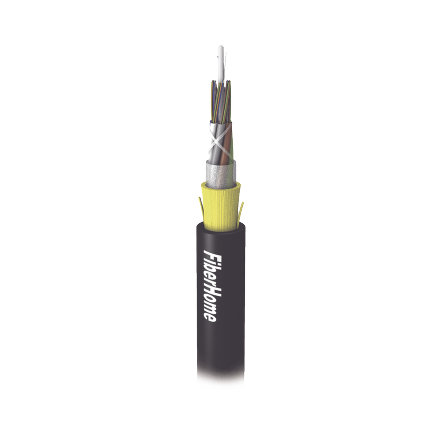 Cable de Fibra Óptica Aérea (ADSS) G.652D, Monomodo de 24 Hilos, Exterior, Span 200, Loose Tube, Precio por metro