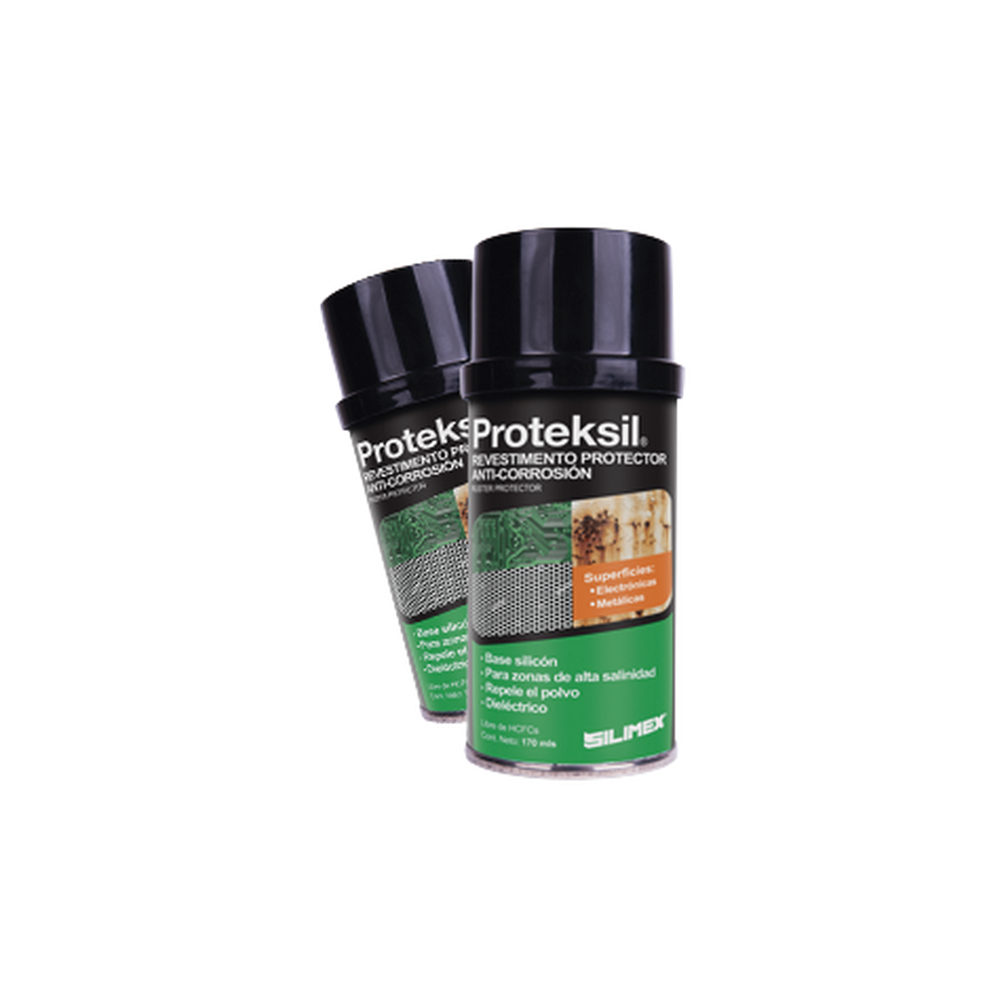 Revestimiento protector anti-corrosión en aerosol, para ambientes altamente húmedos, 170 ml.