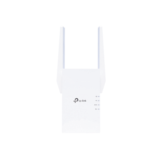 Repetidor / Extensor de Cobertura WiFi AX 1500 Mbps, doble banda 2.4 GHz y 5 GHz, con 1 puerto 10/100/1000 Mbps