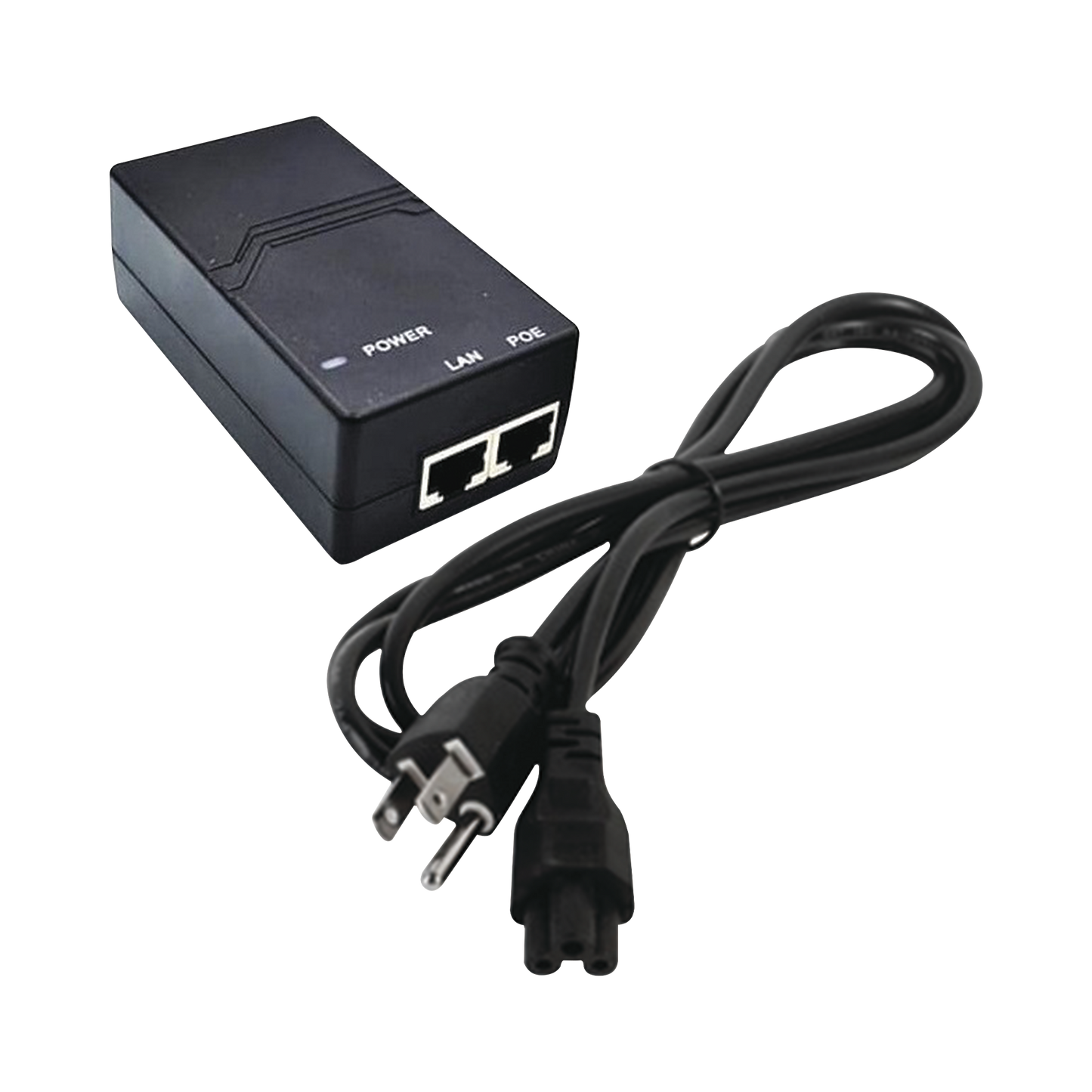 Inyector PoE estándar 802.3af Gigabit 15w