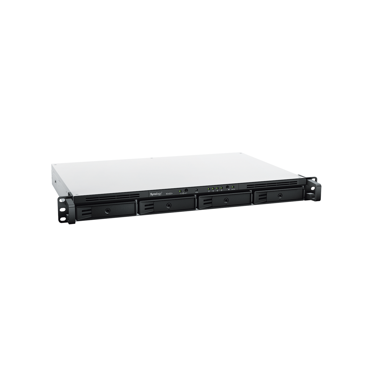 Servidor NAS para Rack (1 U) de 4 Bahías / Hasta 72 TB / Servicio Nube Gratis (P2P) / Administración Remota y Respaldo Programado